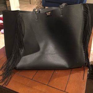 Black Victoria’s Secret tote bag